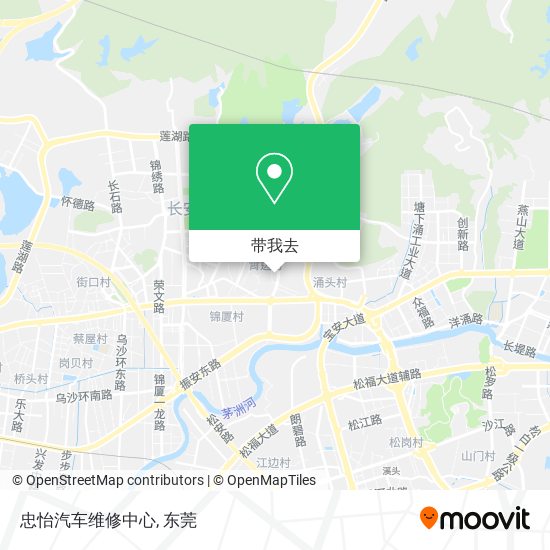 忠怡汽车维修中心地图