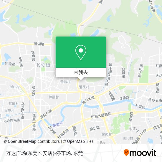 万达广场(东莞长安店)-停车场地图