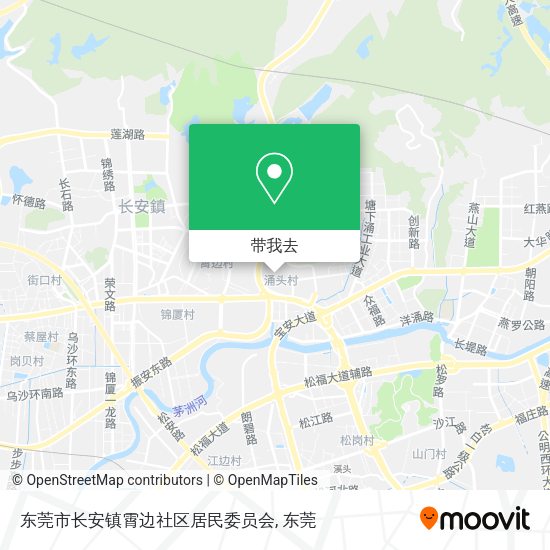 东莞市长安镇霄边社区居民委员会地图