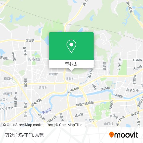 万达广场-正门地图