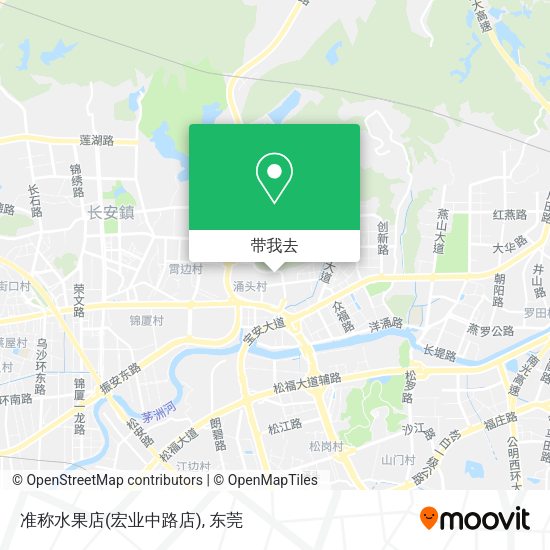 准称水果店(宏业中路店)地图