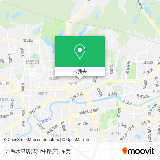 准称水果店(宏业中路店)地图