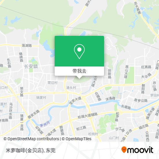 米萝咖啡(金贝店)地图