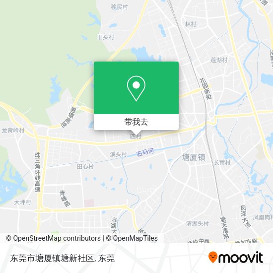 东莞市塘厦镇塘新社区地图