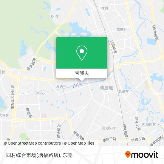 四村综合市场(塘福路店)地图