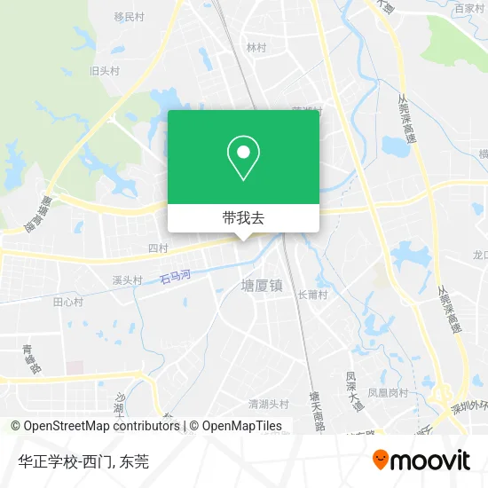 华正学校-西门地图