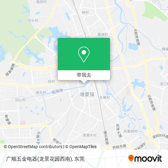 广顺五金电器(龙景花园西南)地图