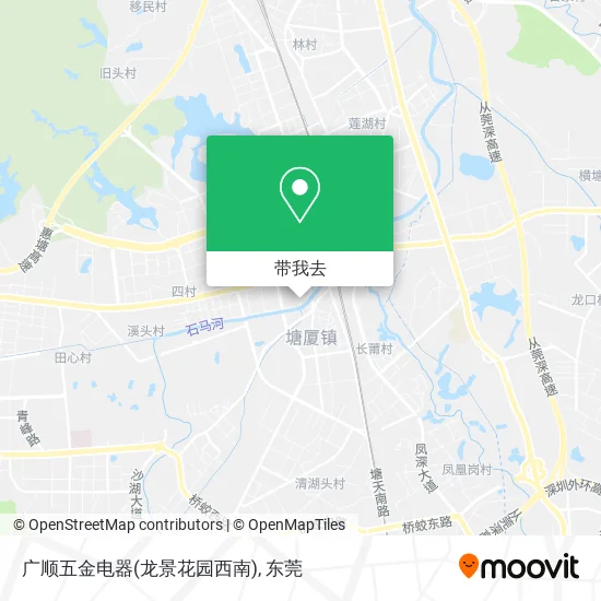 广顺五金电器(龙景花园西南)地图