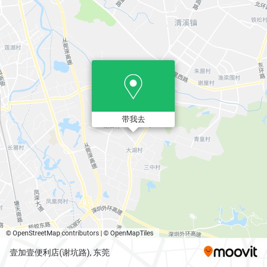 壹加壹便利店(谢坑路)地图
