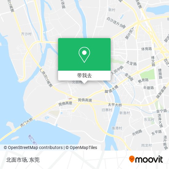 北面市场地图