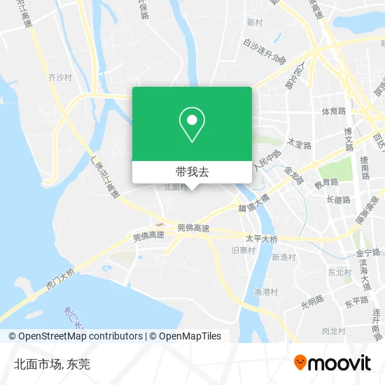 北面市场地图