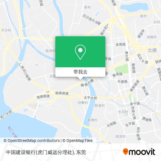中国建设银行(虎门威远分理处)地图