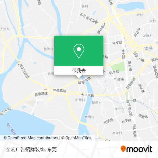 企宏广告招牌装饰地图