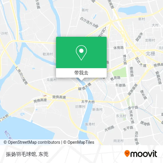 振扬羽毛球馆地图