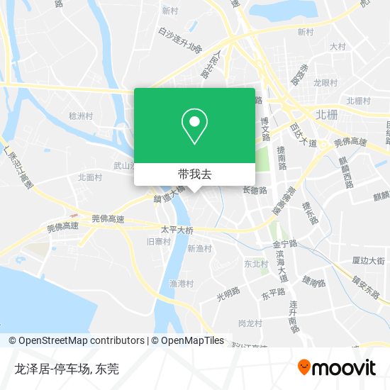 龙泽居-停车场地图