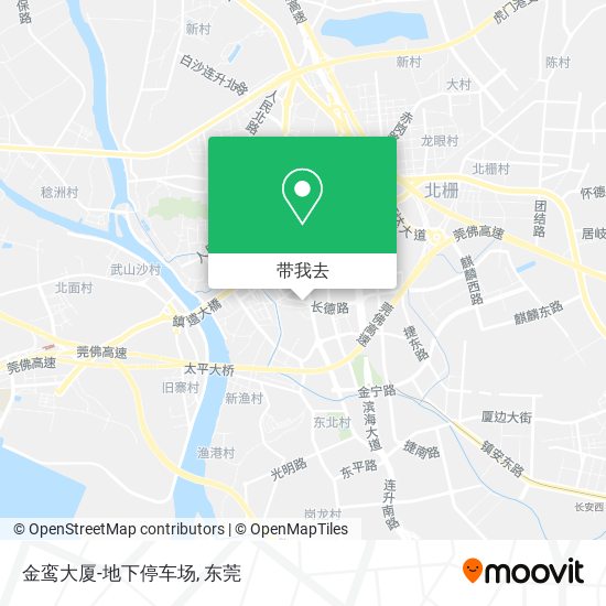金鸾大厦-地下停车场地图