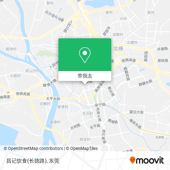 昌记饮食(长德路)地图