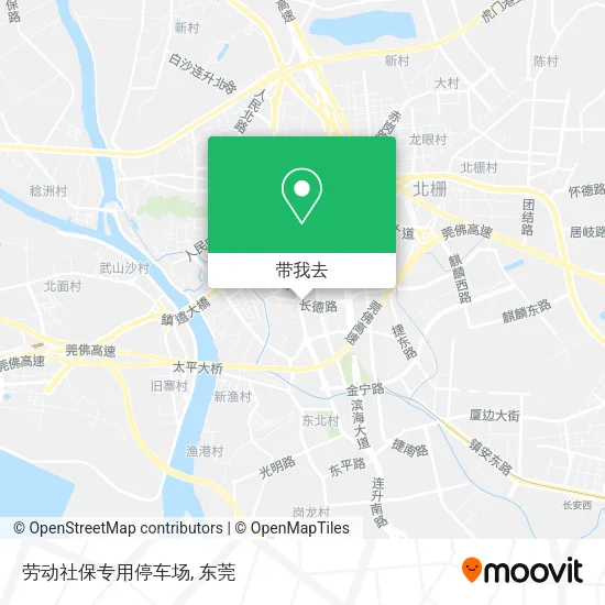 劳动社保专用停车场地图