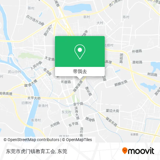 东莞市虎门镇教育工会地图