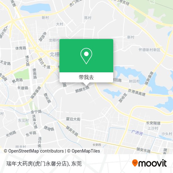 瑞年大药房(虎门永馨分店)地图