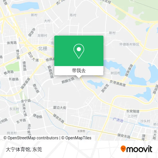大宁体育馆地图
