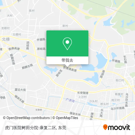 虎门医院树田分院-康复二区地图