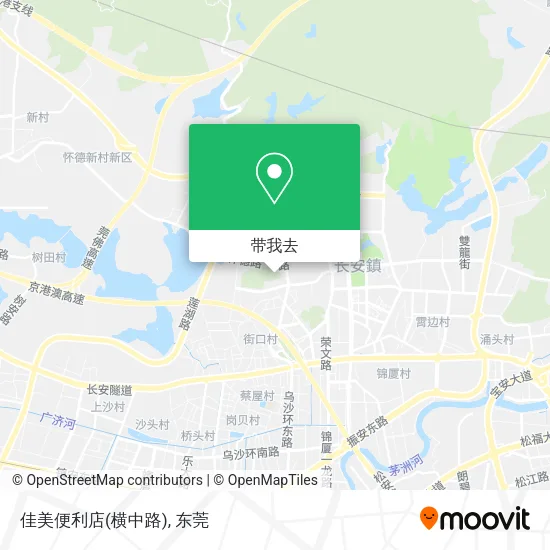 佳美便利店(横中路)地图