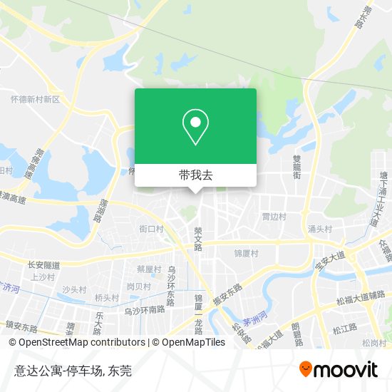 意达公寓-停车场地图