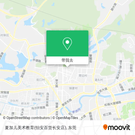 夏加儿美术教育(怡安百货长安店)地图