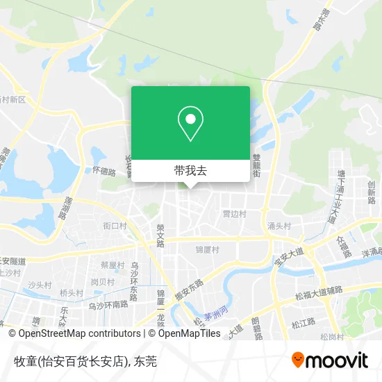 牧童(怡安百货长安店)地图