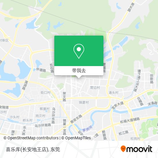 喜乐库(长安地王店)地图