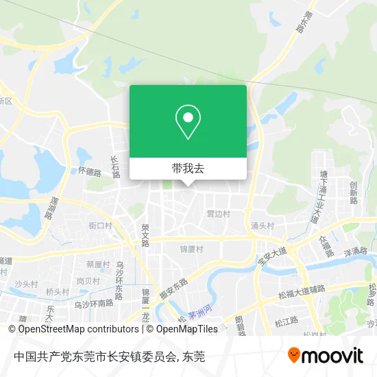 中国共产党东莞市长安镇委员会地图