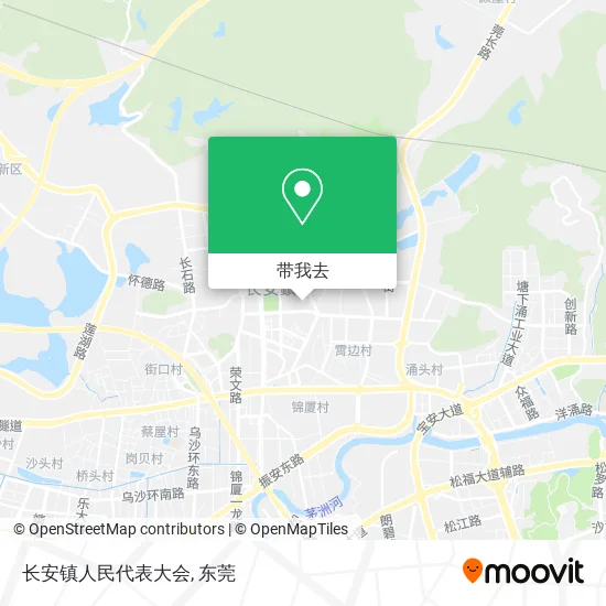长安镇人民代表大会地图