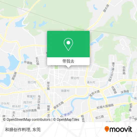 和膳创作料理地图