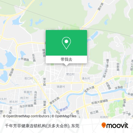 千年芳菲健康连锁机构(沃多夫会所)地图