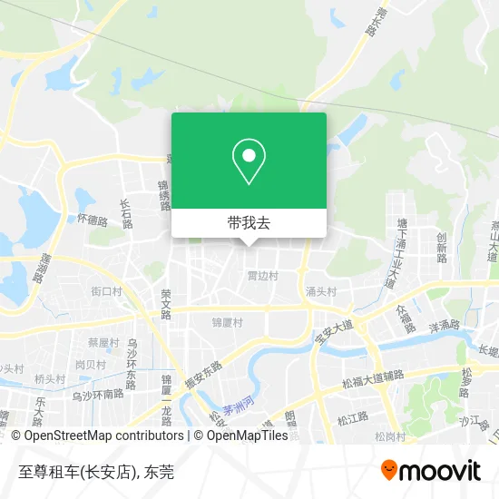 至尊租车(长安店)地图