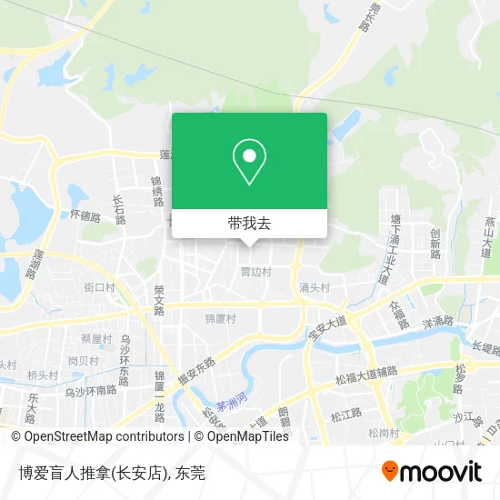 博爱盲人推拿(长安店)地图