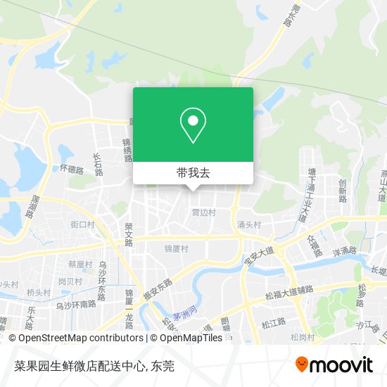 菜果园生鲜微店配送中心地图