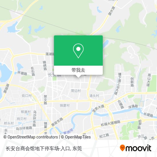 长安台商会馆地下停车场-入口地图