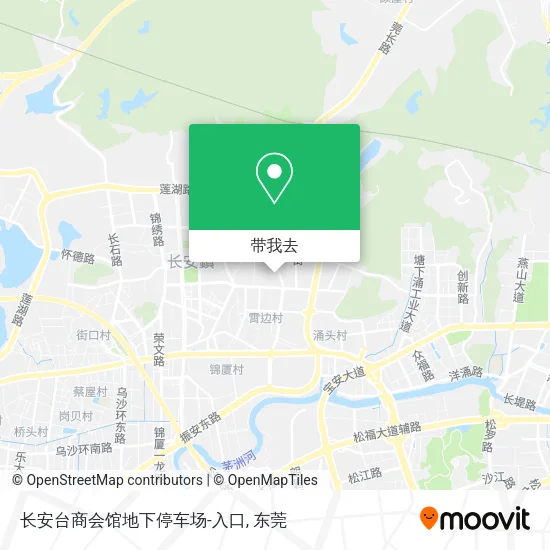 长安台商会馆地下停车场-入口地图