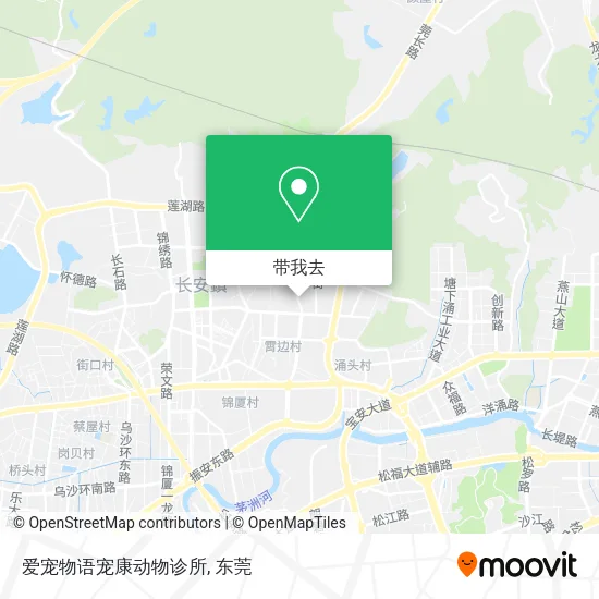 爱宠物语宠康动物诊所地图