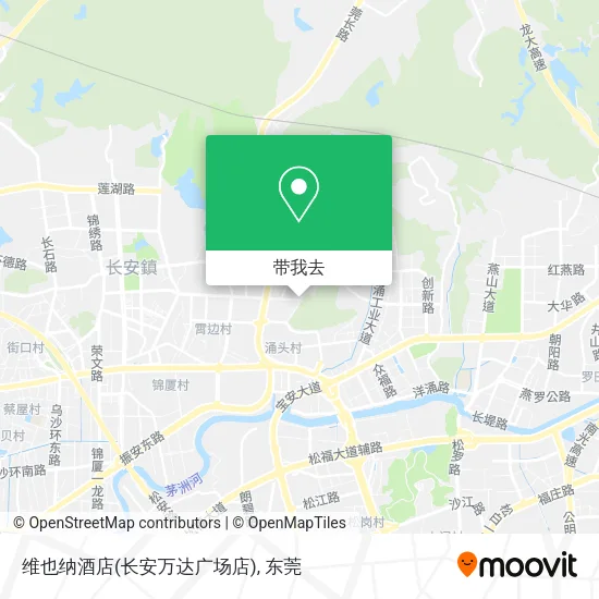 维也纳酒店(长安万达广场店)地图