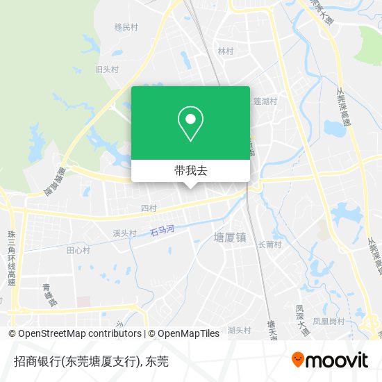招商银行(东莞塘厦支行)地图