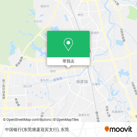 中国银行(东莞塘厦迎宾支行)地图