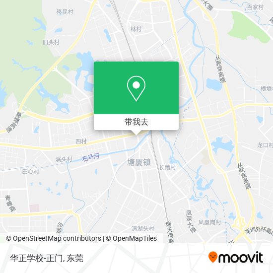华正学校-正门地图