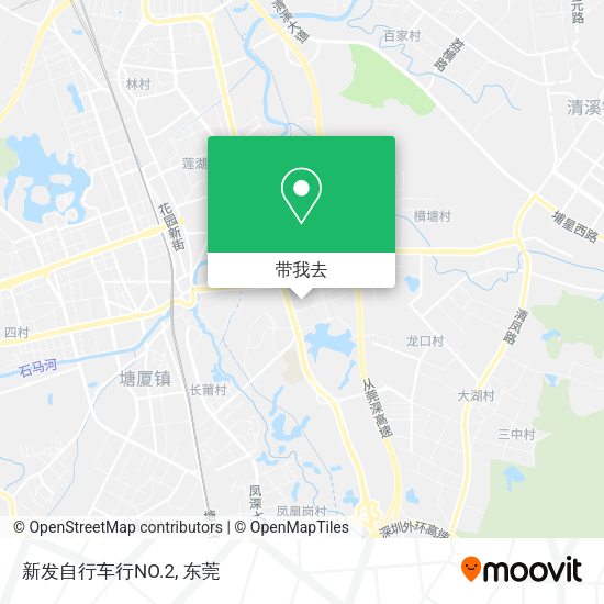 新发自行车行NO.2地图