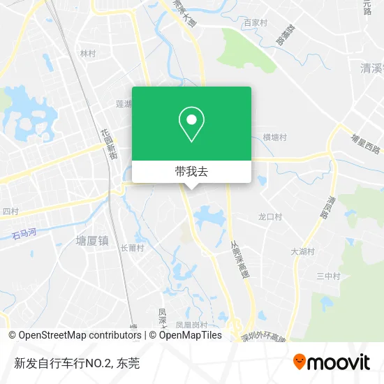 新发自行车行NO.2地图