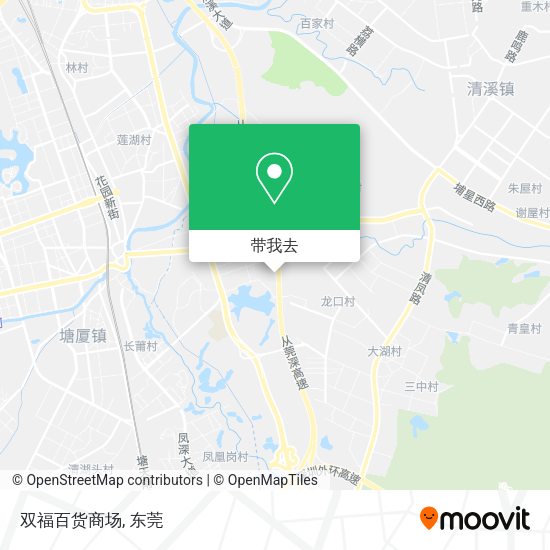 双福百货商场地图