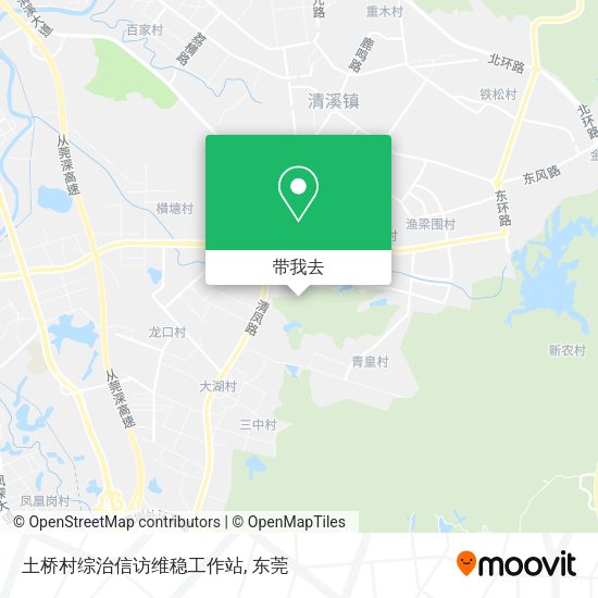 土桥村综治信访维稳工作站地图