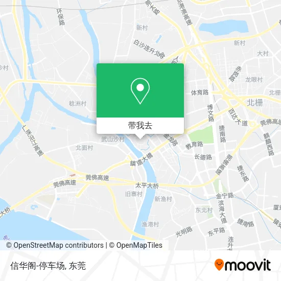信华阁-停车场地图